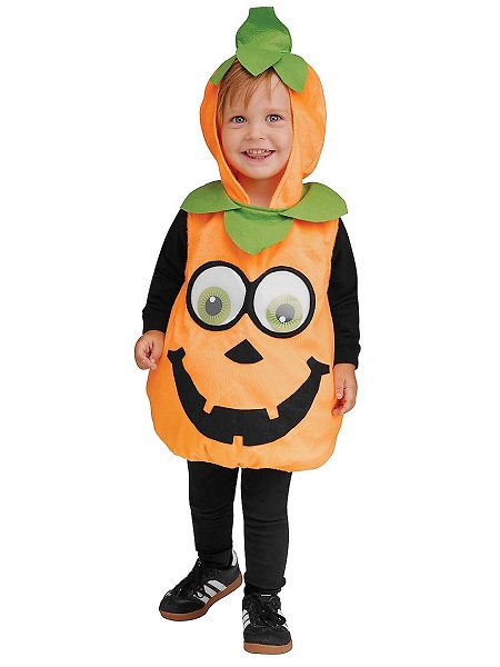 Halloween-Kinderkostüm-Kürbis-Jungen-Mädchen
