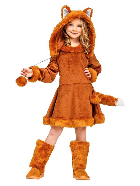 Faschingskostüm-Karnevalskostüm-Kinder-Fuchs-Mädchen-Kinderkostüm