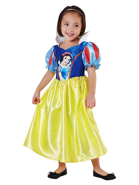 Schneewittchen-Kostüm-Kleid-Kinder-Mädchen