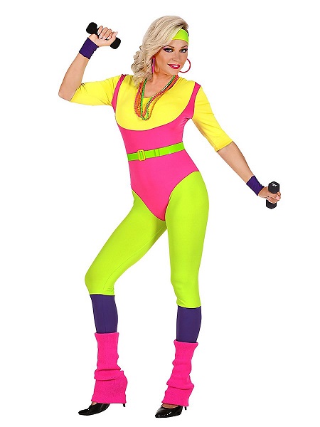 80er-Jahre-Outfit-Kostüm-Damen