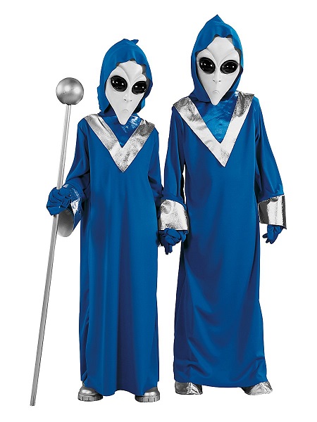 Alien-Kostüm-Kinder-Jungen-Mädchen