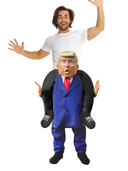 Huckepack-Kostüm-Carry-Me-Kostüm-Trump