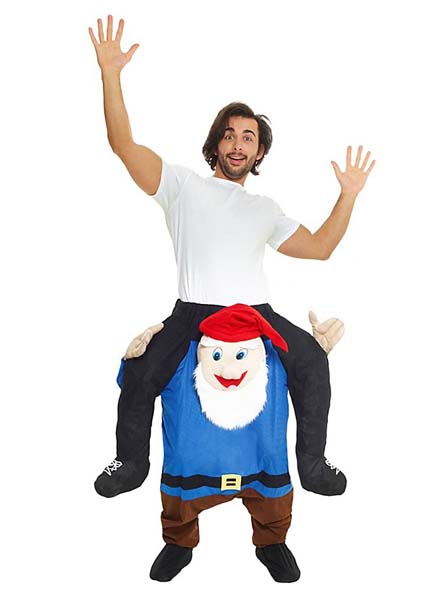 Huckepack-Kostüm-Carry-Me-Kostüm-Zwerg