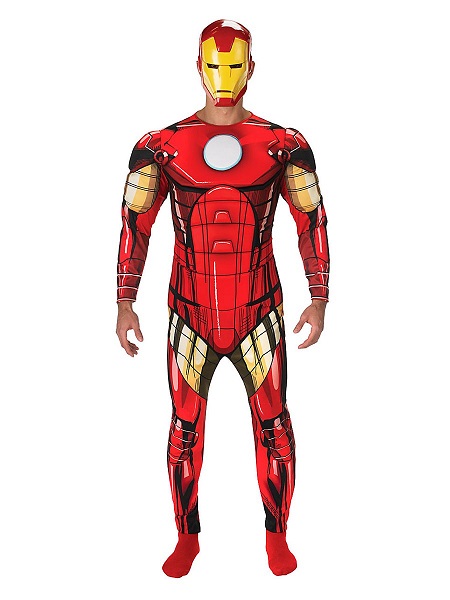 Iron-Man-Kostüm-Herren-Männer-Erwachsene