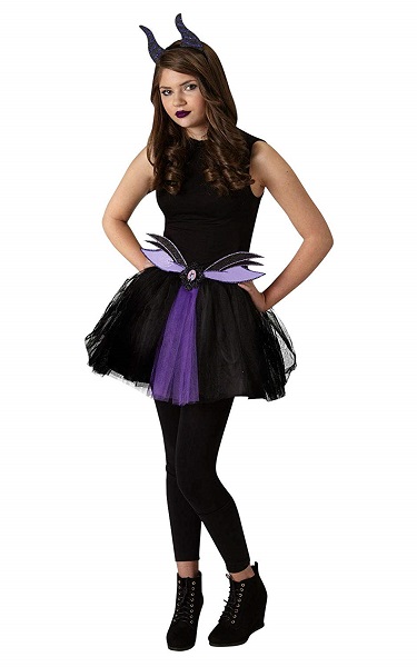 Maleficent-Kostüm-Kinder-Mädchen