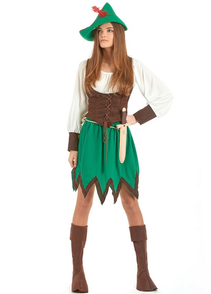 Peter-Pan-Kostüm-Damen-Frauen-Erwachsene