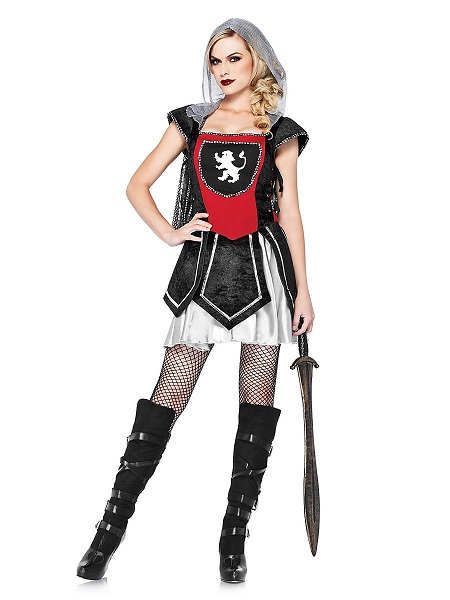 Ritter-Kostüm-Damen-Frauen-Erwachsene
