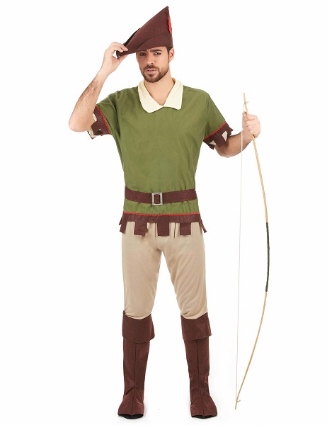 Robin-Hood-Kostüm-Herren-Männer-Erwachsene