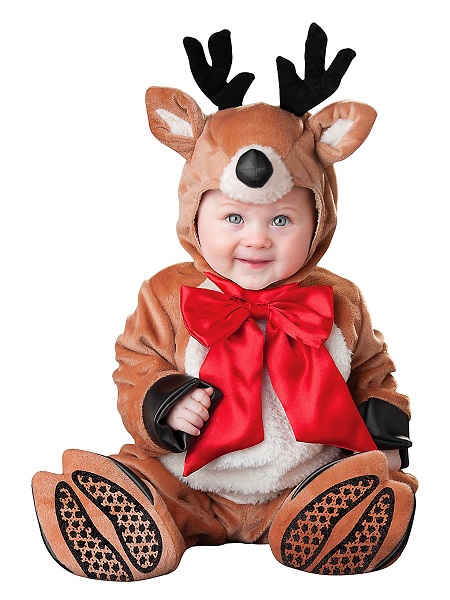 Weihnachtskostüm-Baby-Rentier