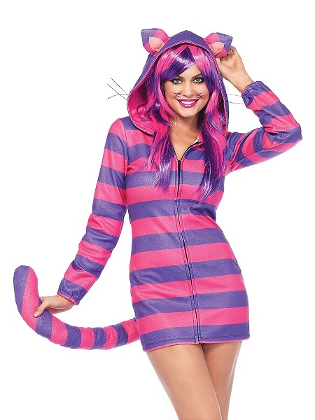 Grinsekatze-Kostüm-Damen-Frauen-Erwachsene