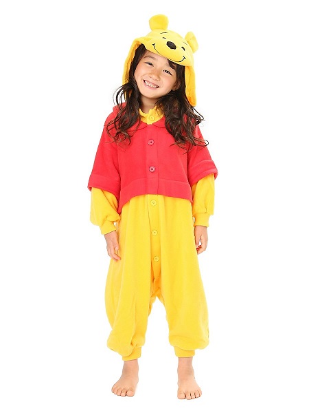 Kigurumi-Kostüm-Winnie-Pooh-Kinder-Mädchen