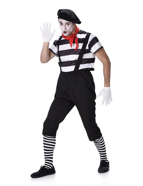 Pantomime-Kostüm-Herren-Männer-Erwachsene