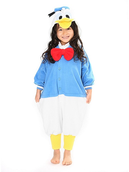 Donald-Duck-Kostüm-Kinder-Mädchen-Jungen