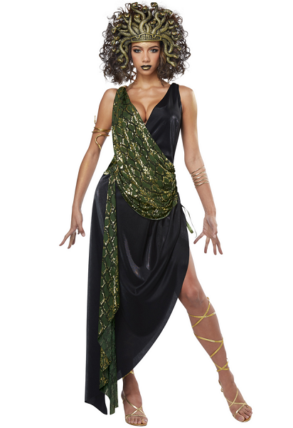 Medusa-Kostüm-Damen-Frauen-Erwachsene