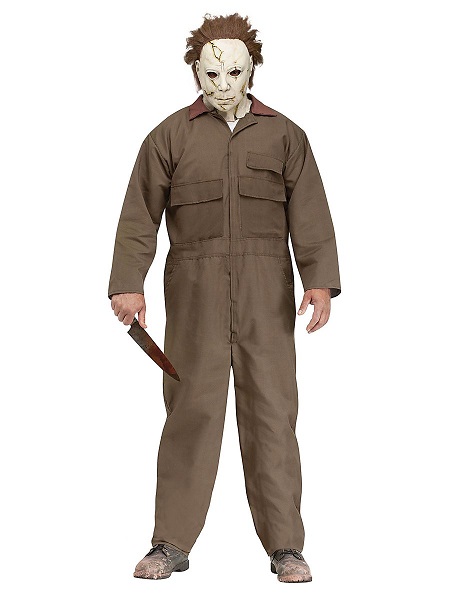 Michael-Myers-Kostüm-Herren-Männer-Erwachsene-braun