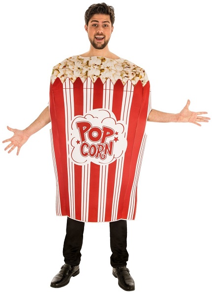 Popcorn-Kostüm-Herren-Männer-Erwachsene