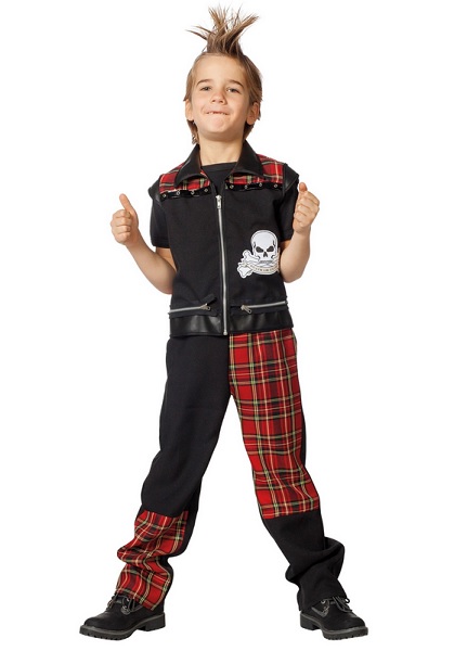 Rocker-Kostüm-Rockstar-Kinder-Jungen